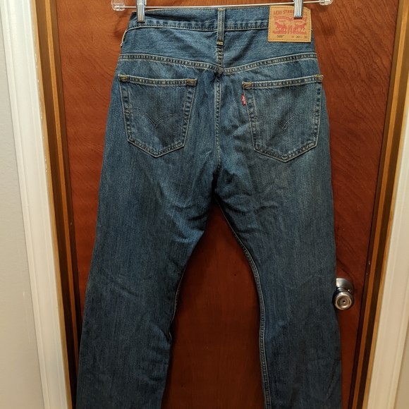 Men's Levi's 569 Blue Jeans Size 30/30 - Picture 3 of 5